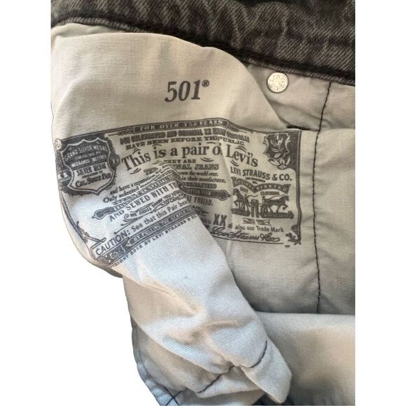 Women’s Levi’s 501 Grey Jeans W29 L30 - Picture 6 of 6